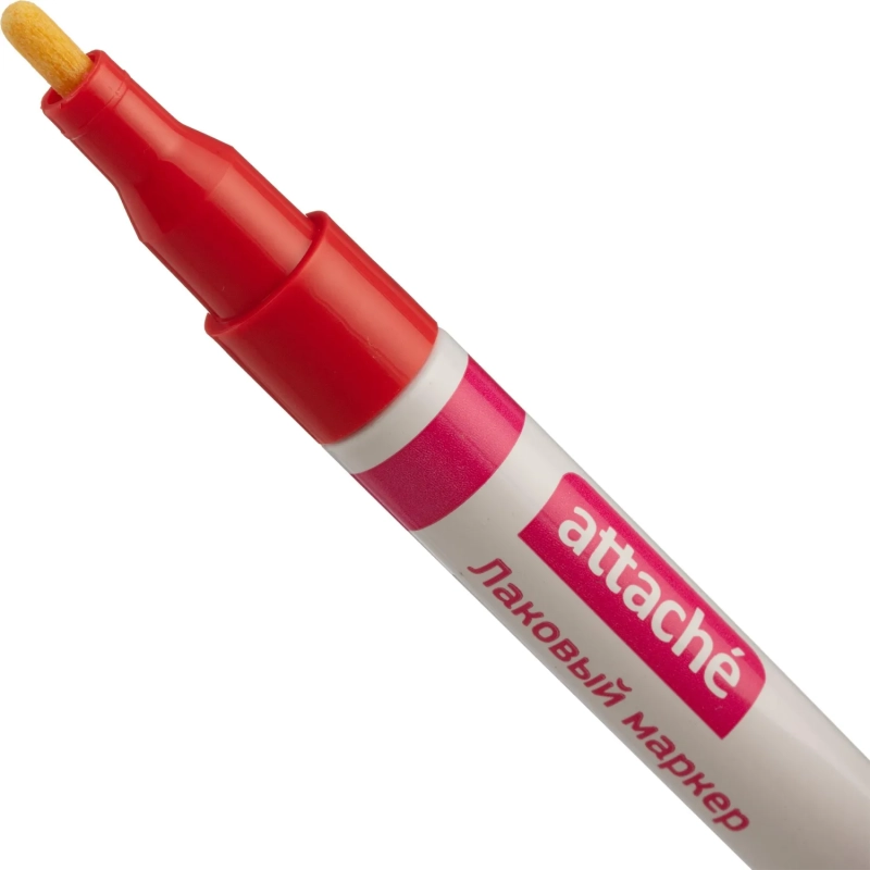 Маркер лаковый Attache 2 мм красный