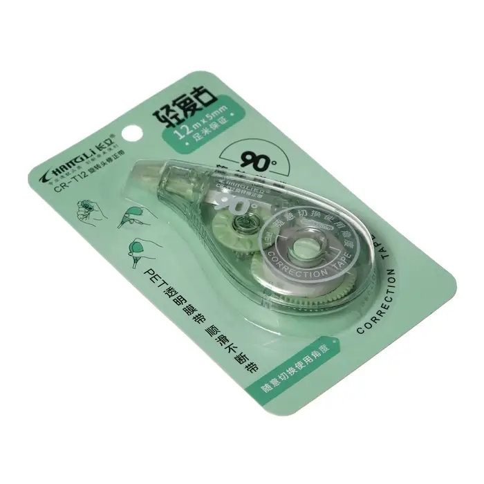 Корректор-лента 12 м &times; 5 мм, с поворачивающимся аппликатором, МИКС