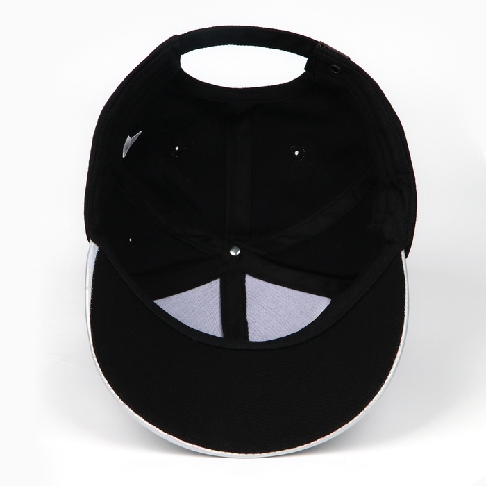 Кепка женская WTF, цвет чёрный, р-р 56