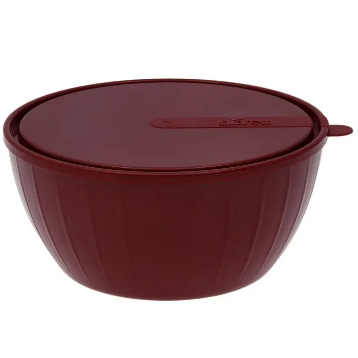Салатник с крышкой Giaretti Vanilla, 2.8 л, пластик, МИКС Салатник с крышкой Giaretti Vanilla, 2.8 л, пластик, МИКС