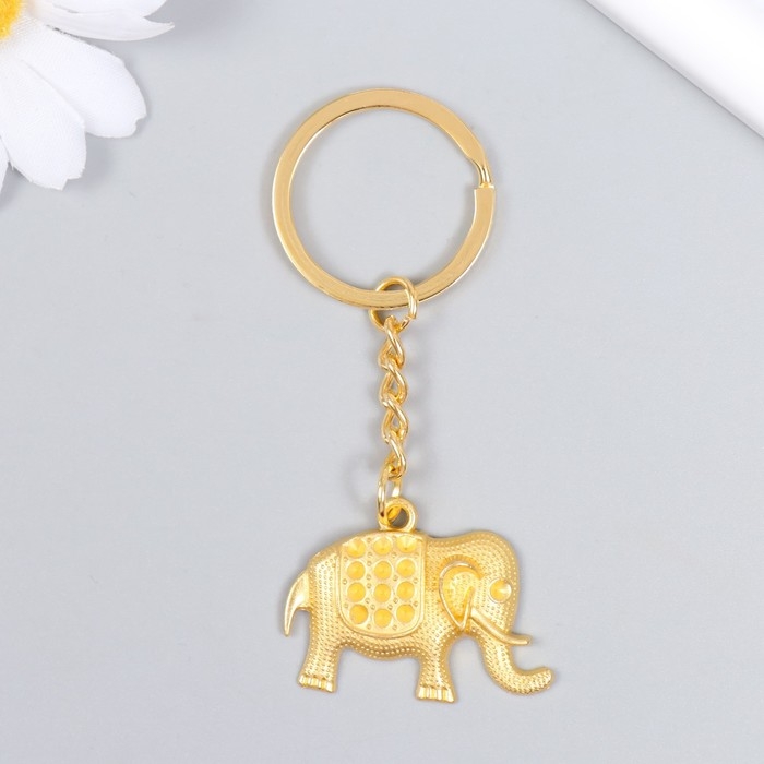 Брелок металл  Брелок металл "Африканский слон" МИКС 3,5х3,5 см