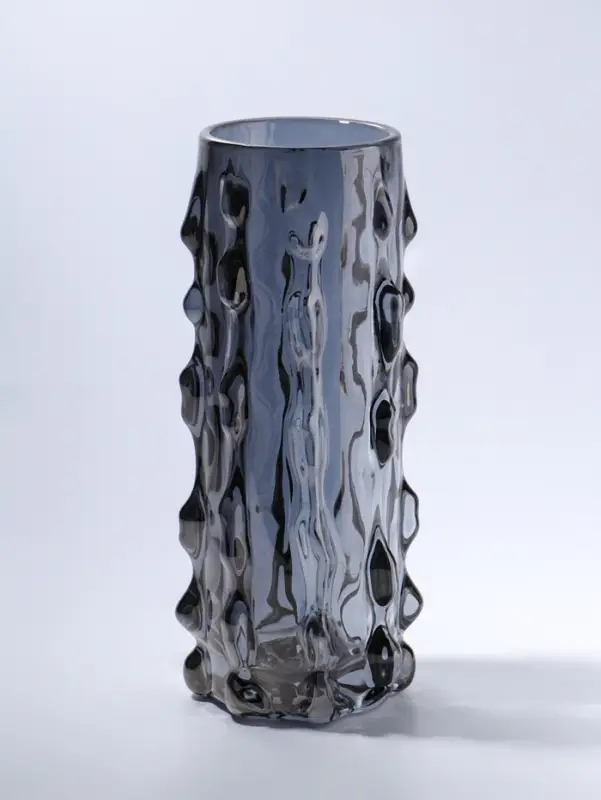 Ваза для цветов &laquo;Алонзо&raquo;, 30&times;10 см, стекло, чёрная