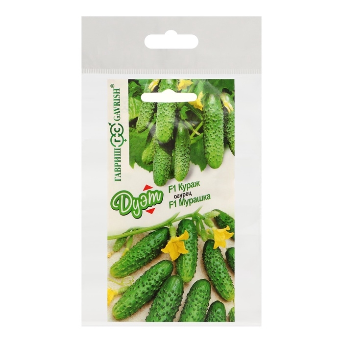 Семена Огурец Семена Огурец "Кураж", F1,набор 5 шт