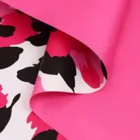 Пленка для цветов, "Эклер", бело-розовый, 57х57 см