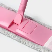 Швабра для мытья пола плоская с телескопической ручкой Raccoon, 40&times;14&times;90(120) см, микрофибра