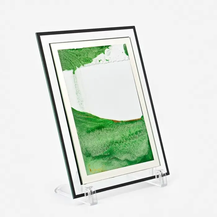 Песочные часы-картина &laquo;Кулас&raquo;, 23&times;17 см, антистресс, песок зелёный