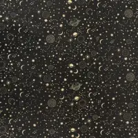 Бумага упаковочная глянцевая &laquo;Космос&raquo;, 70 &times; 100 см