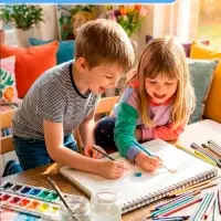 Альбом для рисования Calligrata &laquo;Морской микс&raquo; А4, 40 листов, на скрепке, плотность листов 100 г/м&sup2;, обложка из мелованного картона