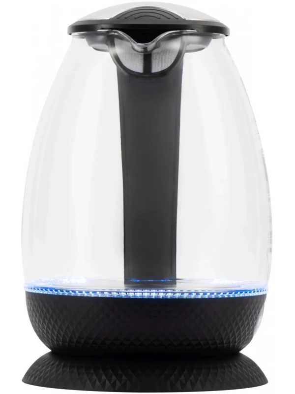 Чайник HYK-G3804 1,7л 2200Вт черный (стекло)