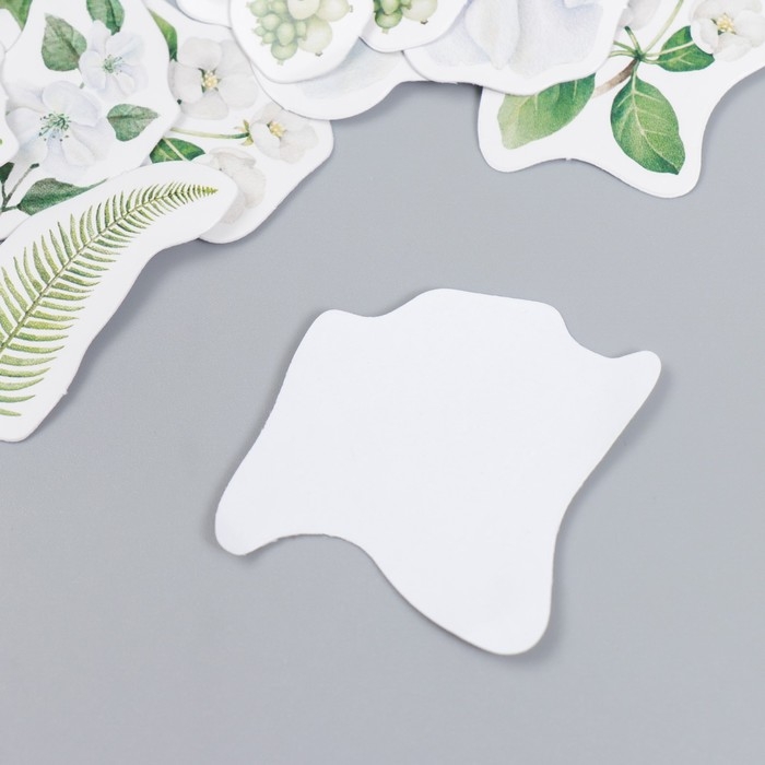 Наклейки для творчества "Гардения" набор 46 шт 4,4х4,4х1,1 см