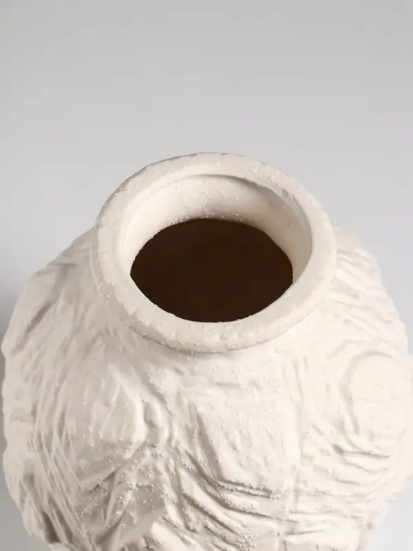 Ваза настольная керамика Ваза настольная керамика "Элой" 18х12 см, белый