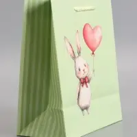 Пакет подарочный "Милый ушки" ламинированный 18 х 22,3 х 10 см