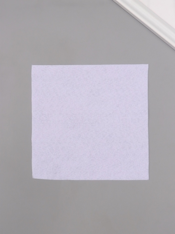 Фетр мягкий 1.5 мм Фетр мягкий 1.5 мм "Белый" набор 5 листов 15х15 см