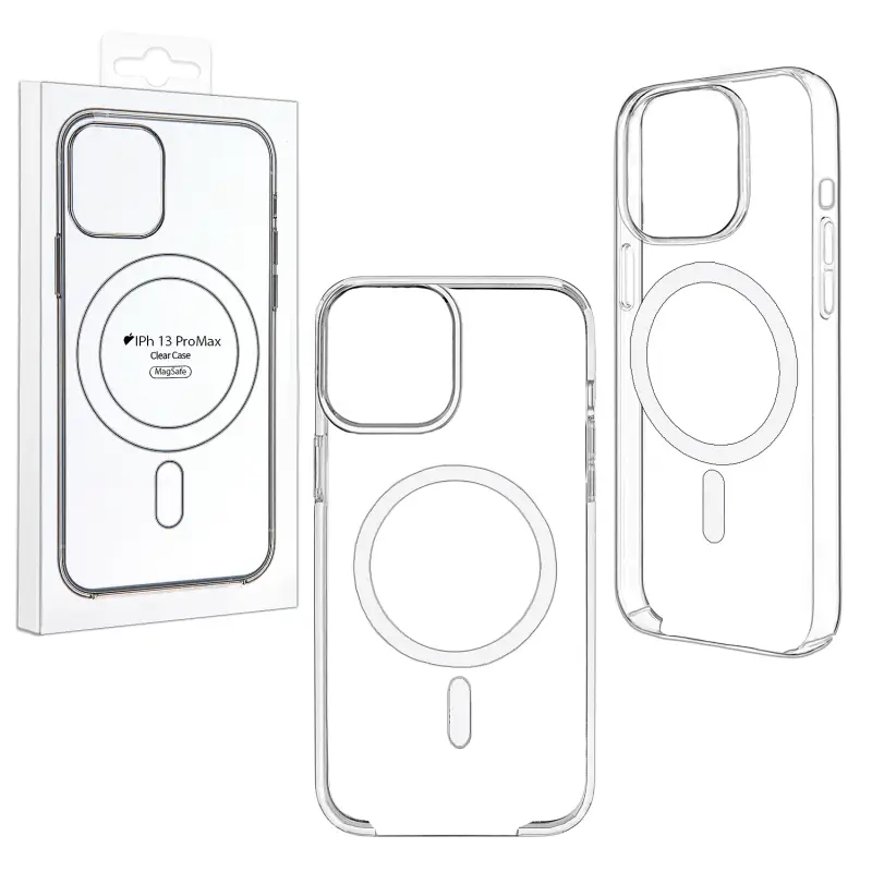 Чехол iPh 13 Pro Max Clear Case (MagSafe + анимация NFC) ORG Чехол iPh 13 Pro Max Clear Case (MagSafe + анимация NFC) ORG
