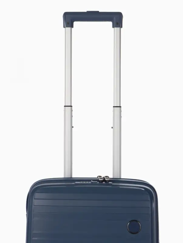 Чемодан на съёмных колёсах, 18", кодовый замок, 33&times;16&times;49 см, синий