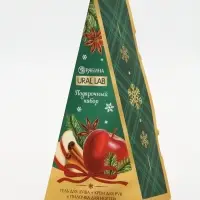 URAL LAB Арома Саунд Набор гель для душа, крем для рук и пилка для ногтей, яблоко