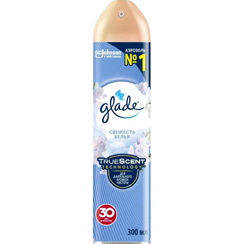 Освежитель воздуха Glade свежесть белья 300мл