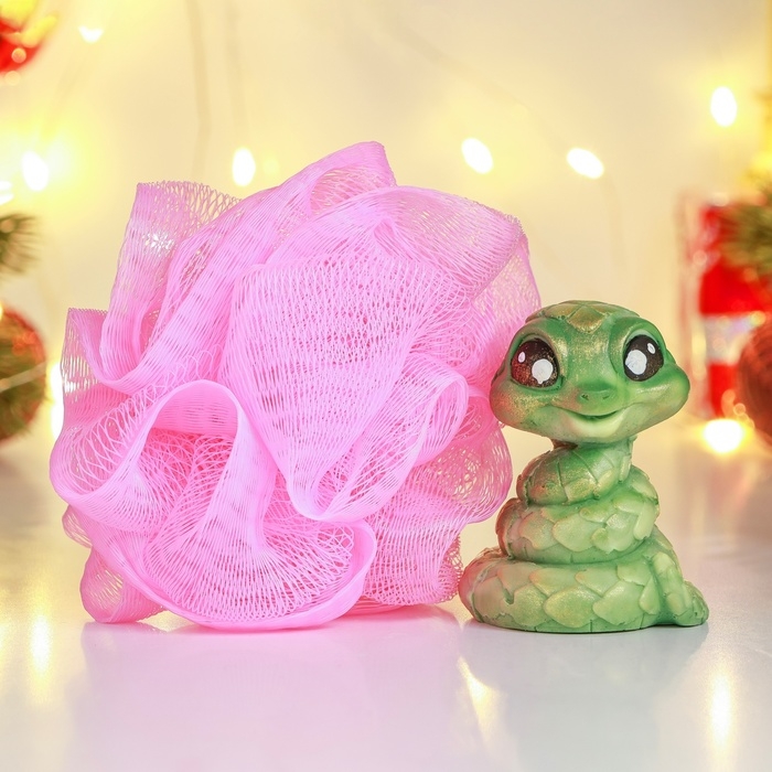 Набор в консервной банке Набор в консервной банке "Люби, смейся, живи" мыло + мочалка