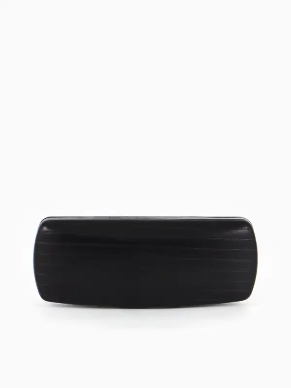 Футляр для очков на хлопушке, размер 16&times;6.5&times;3.5 см, чёрный