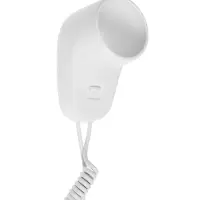 Фен LGE-006, 1300 Вт, настенный, 2 скорости, крепление, белый