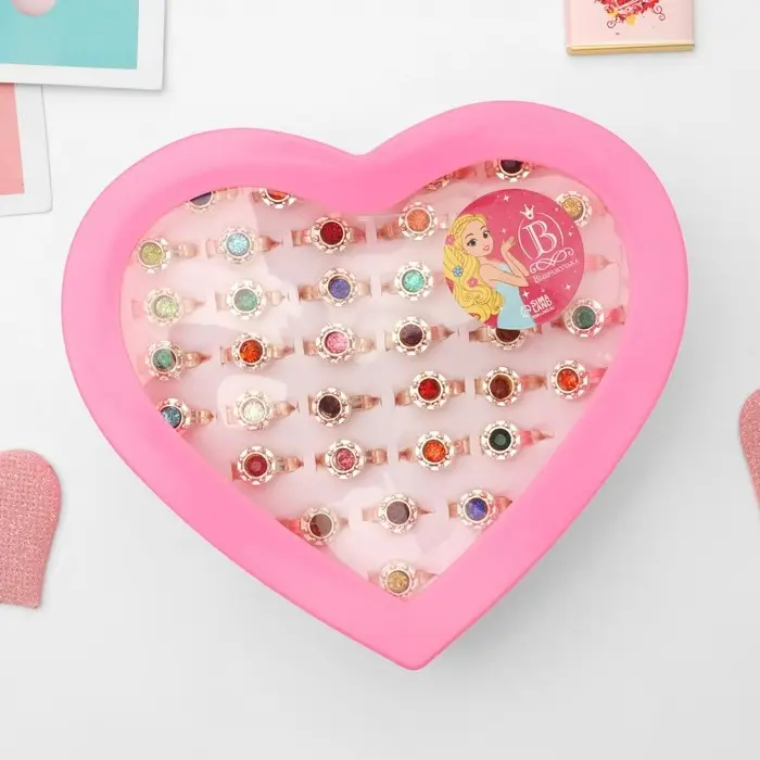 Кольцо детское «Выбражулька» орбита, цвет МИКС в золоте, безразмерное Кольцо детское «Выбражулька» орбита, цвет МИКС в золоте, безразмерное