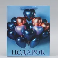 Пакет подарочный &laquo;Подарок&raquo;, M, 25.5&times;32&times;9 см