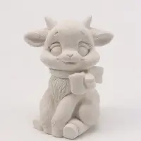 Фигурка декоративная &laquo;Козленок Фантик&raquo;, неокрашенная, 7&times;4 см, белая