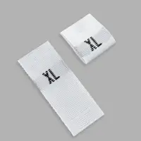 Размерники жаккардовые, XL, 12&times;30 мм, 100 шт., белые