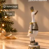 Фигурка полистоун &laquo;Гусь в военной форме&raquo;, 5.5&times;5.5&times;17 см