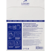 Одноразовые покрытия на унитаз Luscan Professional Optima 1/4 слож 100шт/уп