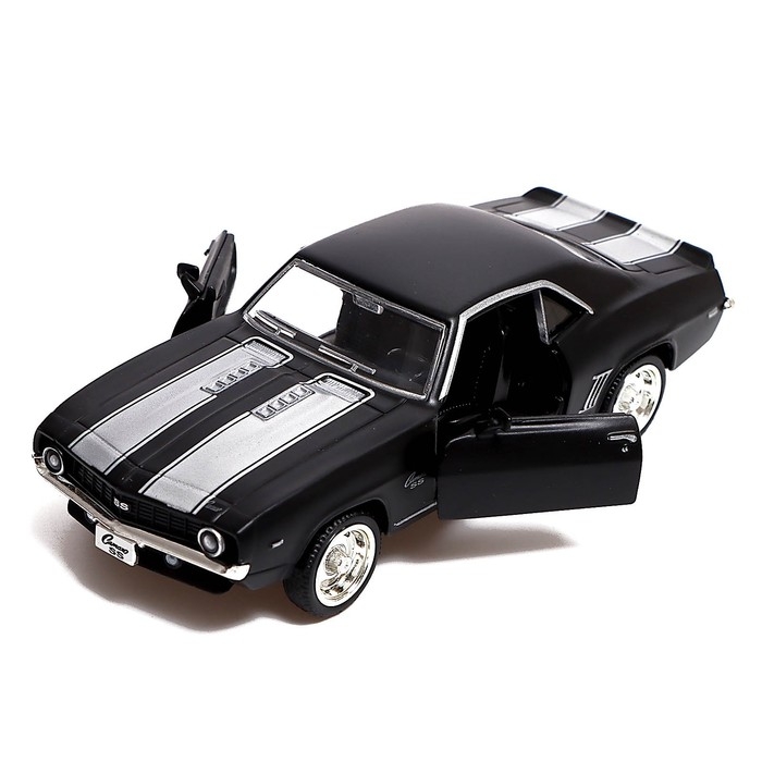 Машина металлическая CHEVROLET CAMARO SS, 1:32, открываются двери, инерция, цвет матовый