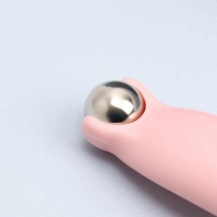 Массажёр универсальный, 10 магнитных шаров, 20 × 10 × 3 см, цвет розовый Массажёр универсальный, 10 магнитных шаров, 20 × 10 × 3 см, цвет розовый