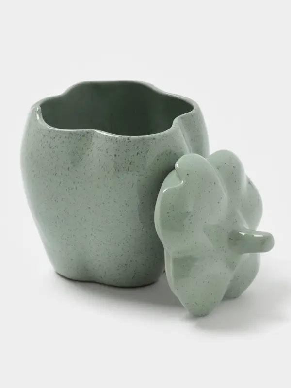 Горшок для запекания  Горшок для запекания "Перец" 0,65л,"Гармония"  цвет зеленый