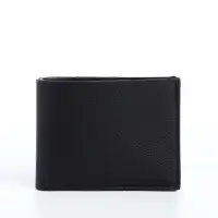 Портмоне мужское, без застёжки, отдел для карт, монет, чёрное
