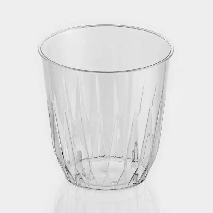 Стакан пластиковый одноразовый «Баккара», 200 мл, прозрачный