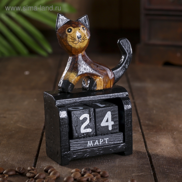 Настольный календарь Настольный календарь "Котик" 4х7х12 см