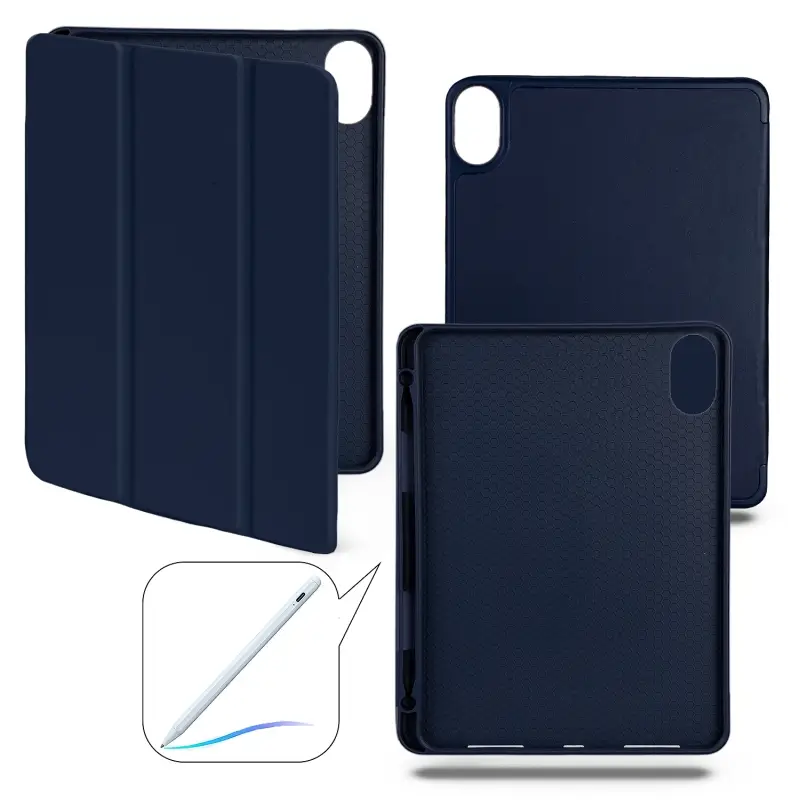 Чехол-книжка iPd Air 11 (2024) Smart case (Pencil) Dark Blue №12