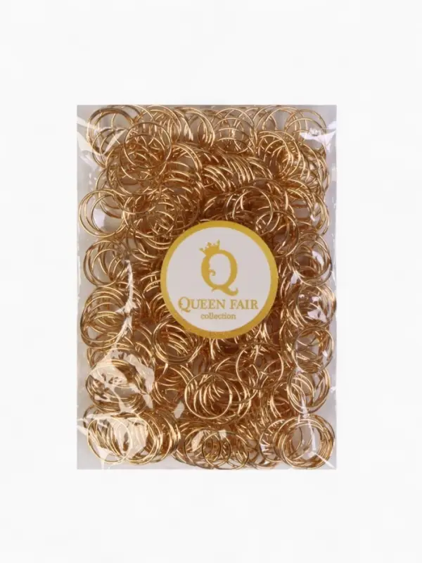 Кольцо соединительное 0.7&times;12 мм (набор 50 г, &plusmn; 360 шт.) СМ-995, цвет золото