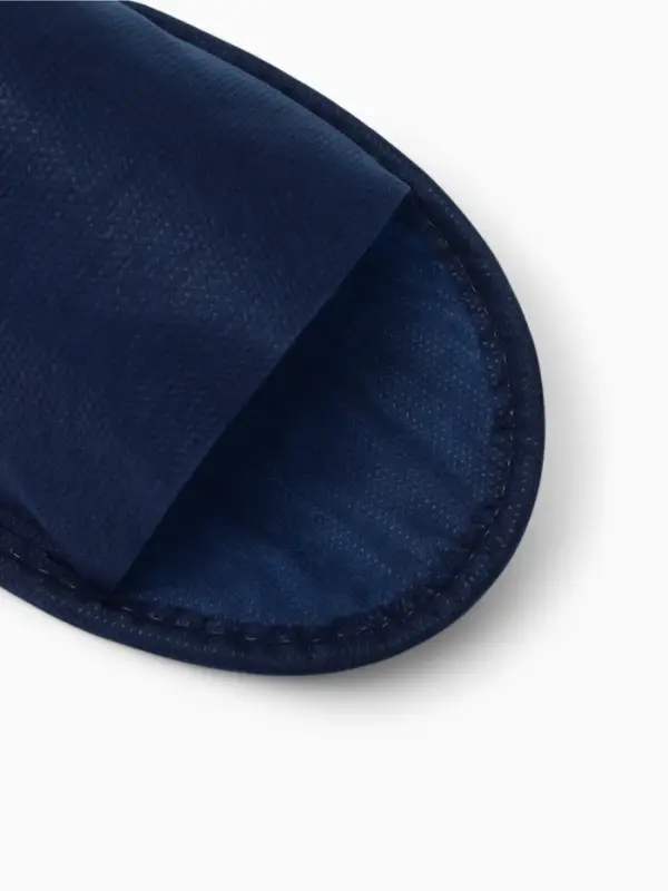 Тапочки одноразовые,  Тапочки одноразовые, "Эконом ПВХ", антискользящие, подошва 3 мм, синие