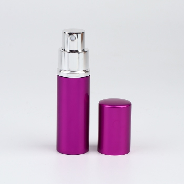 Флакон для парфюма, с распылителем, 10 мл, цвет фиолетовый Флакон для парфюма, с распылителем, 10 мл, цвет фиолетовый