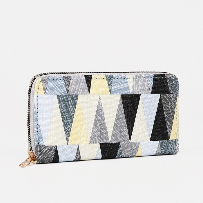 Кошелёк на молнии, цвет серый Кошелёк на молнии, цвет серый