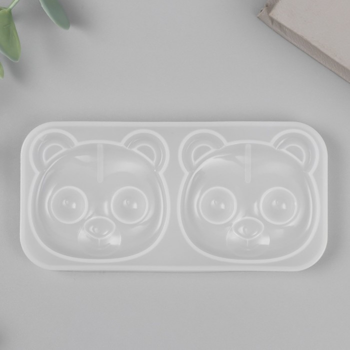 Молд силикон Молд силикон "Мишки с большими глазами" 2 предмета 5,5х11,2х0,9 см