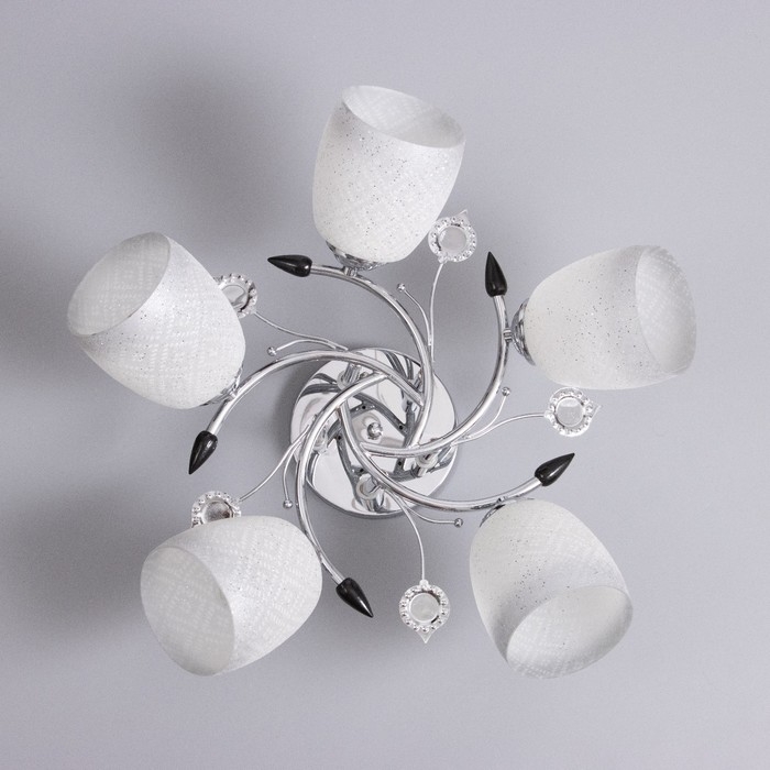 Люстра Люстра "Вега" 5х40Вт Е27 Хром МОДЕЛЬ: 2612357