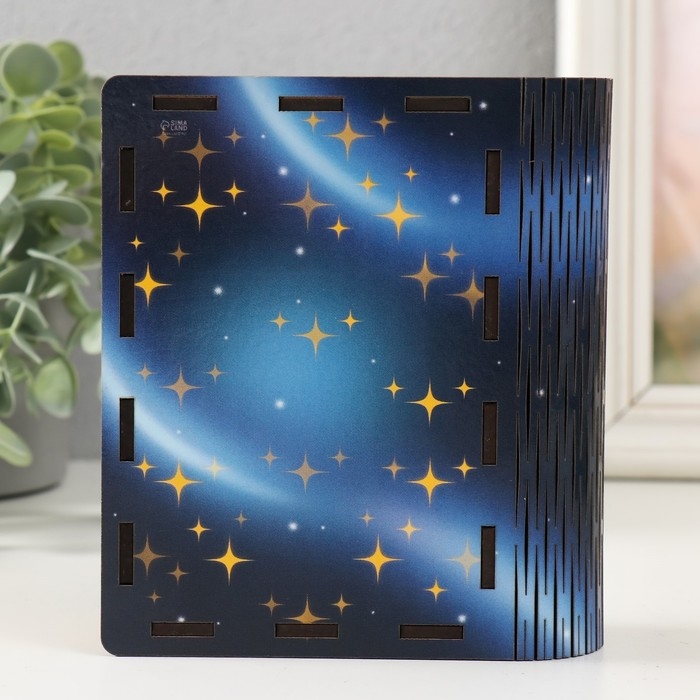 Новогодняя копилка-шкатулка  Новогодняя копилка-шкатулка "С Новым годом" 14х12х5 см