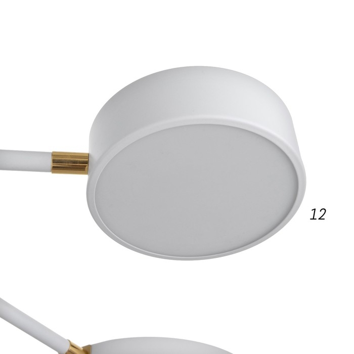 Люстра с ПДУ 2301/8WT LED 160Вт 3000-6000К белый 93х93х8 см BayerLux