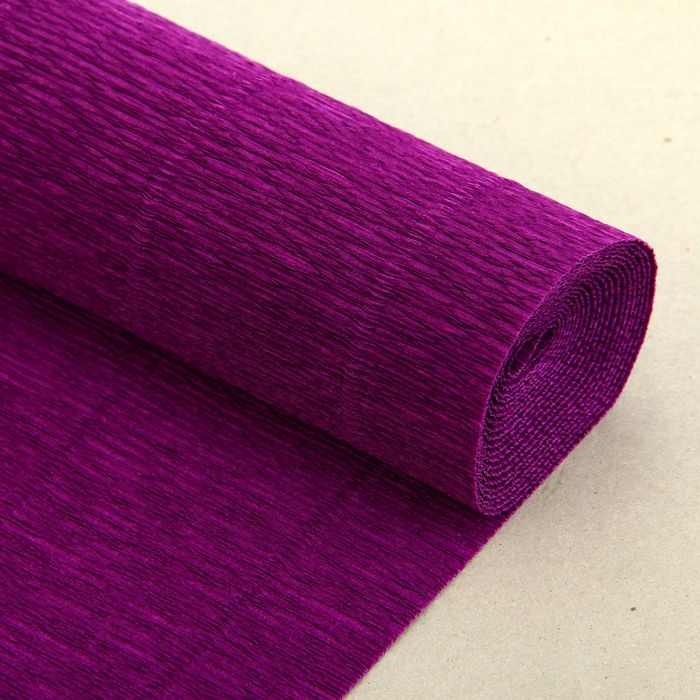 Бумага гофрированная, 593  Бумага гофрированная, 593 "Фиолетовая", 0,5 х 2,5 м