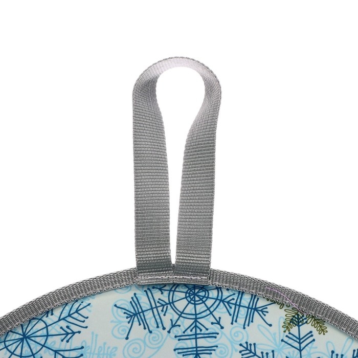 Ледянка мягкая, принт: зимний фисташковый, диаметр 450 мм Ледянка мягкая, принт: зимний фисташковый, диаметр 450 мм