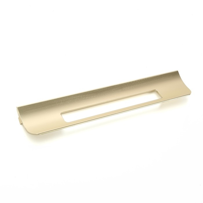 Ручка скоба мебельная RS1402, м/о=192, цвет сатиновое золото Ручка скоба мебельная RS1402, м/о=192, цвет сатиновое золото