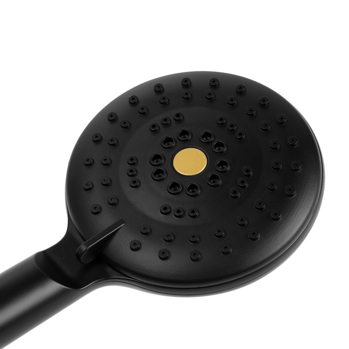 Лейка для душа ZEIN Z3532, d=115 мм, 3 режима + самоочистка, черная Лейка для душа ZEIN Z3532, d=115 мм, 3 режима + самоочистка, черная