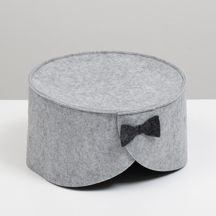 Лежанка  Лежанка "Бантик" для животных, войлок, 38х38х22 см